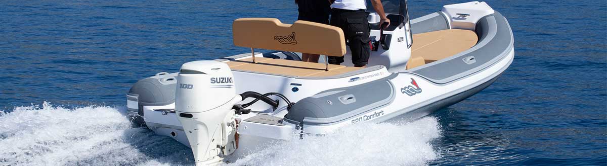 Picture of boat using DF100B